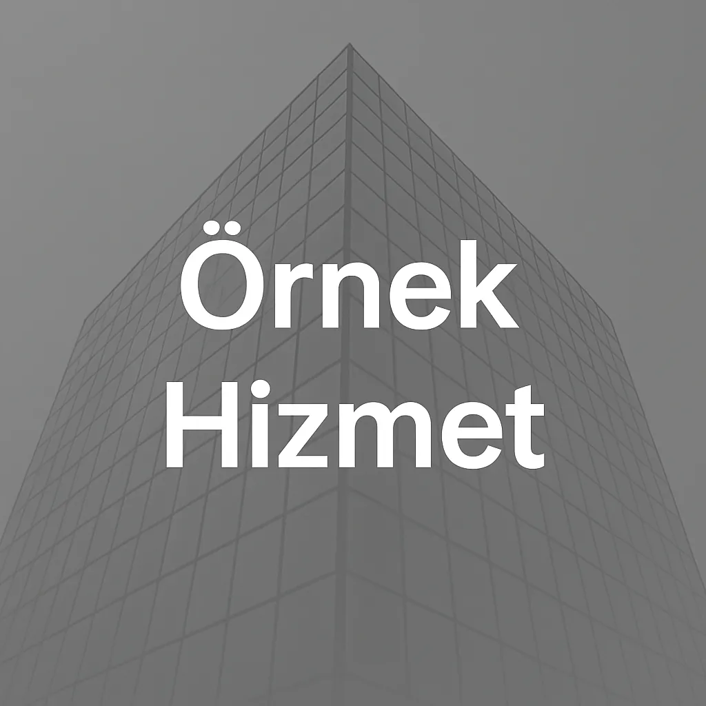Örnek Hizmet Adı 4